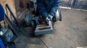 Установка двигателя. Сборка минитрактора (5 серия)