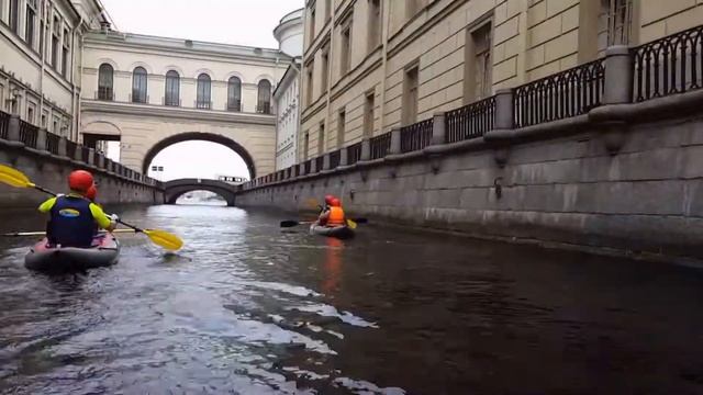 Прогулка на каяках по Неве смотреть онлайн