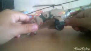 обзор военной игрушки:вертолёт МИ-24