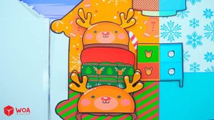 OMG! Red Rapunzel Needs To New Christmas Toys - Jingle Jangle - WOA Doll Crafts