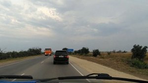 Едем в Западный Крым. Трасса Симферополь - Евпатория