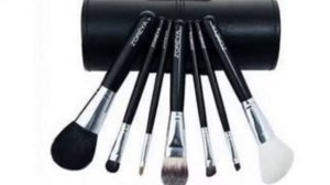 ZOREYA 7 Piece Makeup Brush Set With Barrel