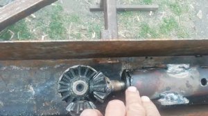 Роторная косилка на мини трактор своими руками.