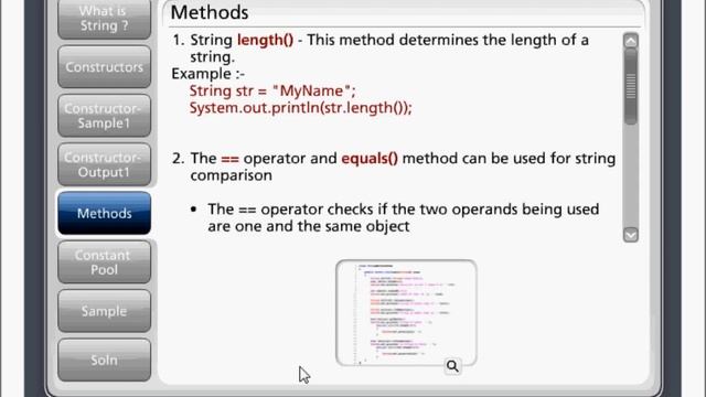 CoreJava Chapter 22 - String methods and  Constant Pool