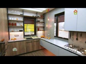 "Дачный ответ": Комфортная кухня-столовая для многодетной семьи