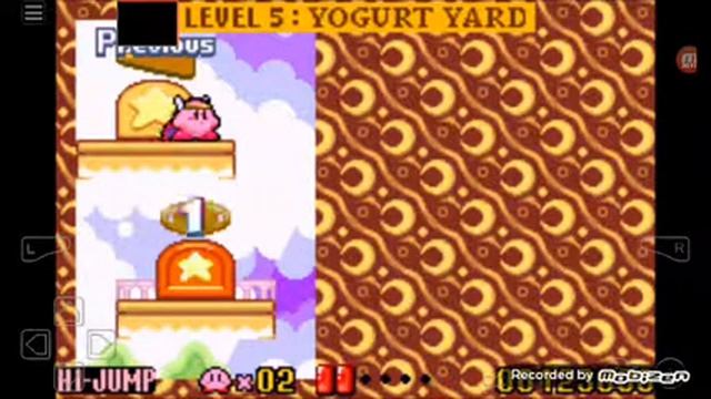 Kirby Nigthmare in Dreamland|level 4 Grape Garden part 2/2 gameplay no comentary смотреть онлайн