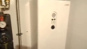 Работа котла 15 кВт на отработанном масле (отработке)  отопление коттеджа 120 кв м