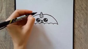 Как нарисовать зонтик / How to draw an umbrella