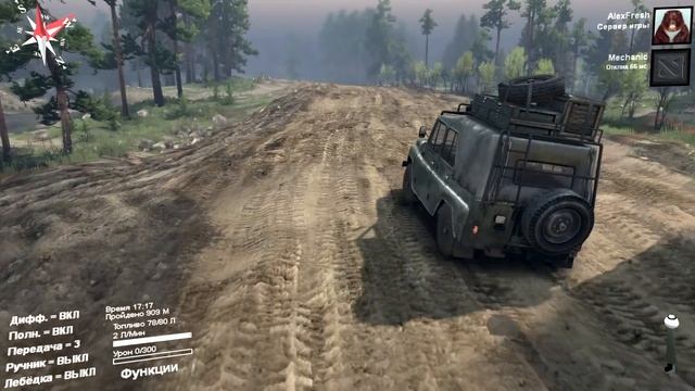 SpinTires 2014 - Прохождение карты "Побережье" - #1 смотреть онлайн