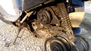 Электроскутер из бензинового