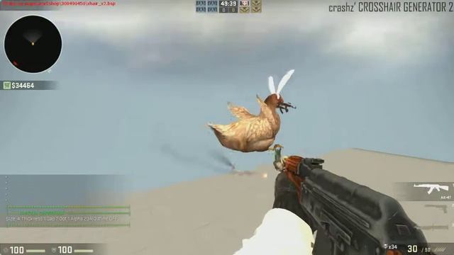 Секреты карты crashz' Crosshair Generator v2 - CS GO, Секретная комната смотреть онлайн