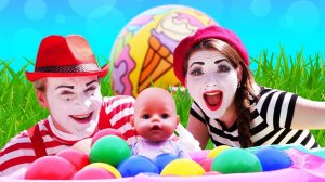 Смешные видео куклы - БЕБИ БОН идёт на пикник! - Лучшие игры для детей с игрушками Baby Born