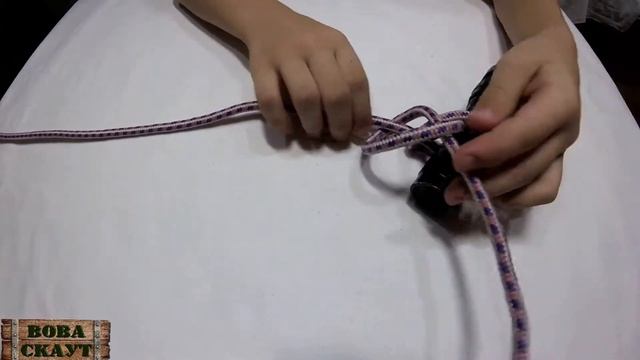 ➰ Как завязать узел штык -  How To Tie A Knot Bayonet