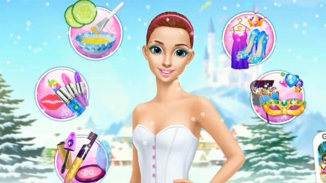 Fun Girl Care Kids game - Princess Grolia Makeup Salon - Frozen beauty Makeover Games for Girls смотреть онлайн