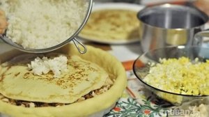 Курник из песочного теста