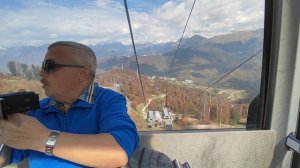 Роза Хутор/11октября2021г/подъём на Роза Пик..