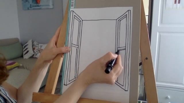 Урок рисования. Рисуем окно смотреть онлайн