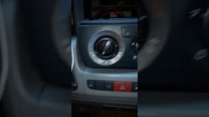Замена лампочек приборная панель печки Fiat dukato 3