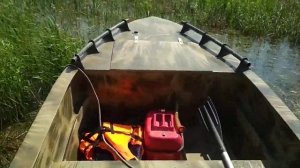 Лодка Болотоход из полиэтилена   ПНД