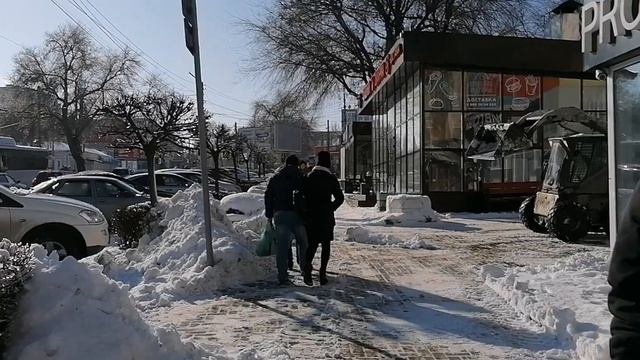 Снег в Таганроге❄️15.01 #2024 #зима #таганрог #снег #россия #сенсация #ростовскаяобласть