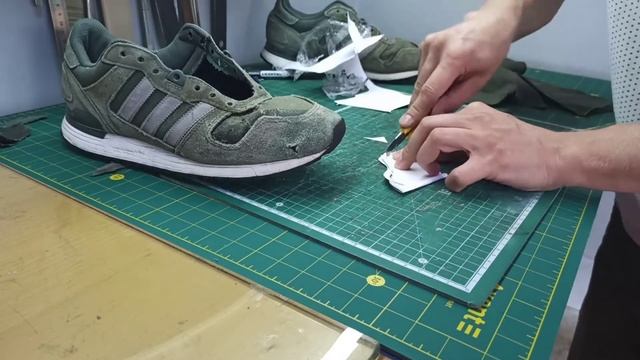 Делаем замену деталей в обуви!!! Ремонт любой сложности своими руками!!!! смотреть онлайн