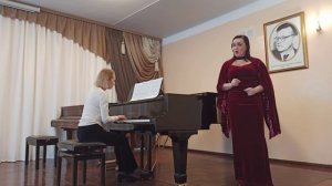 "Зимний вечер" сл.Огарева,  муз.Гурилева, исп. Ирина Ватутина, за роялем Елена Комиссарова