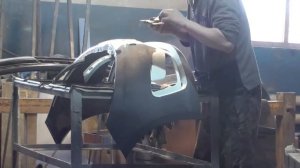 Kia Rio Ремонт бампера и готовый авто