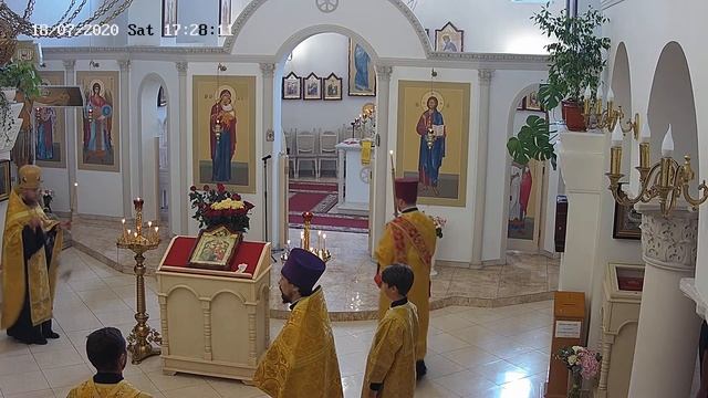 Прп. Сисоя Великого. Вечерня. Андрее-Владимирский храм Кафедрального собора УПЦ смотреть онлайн