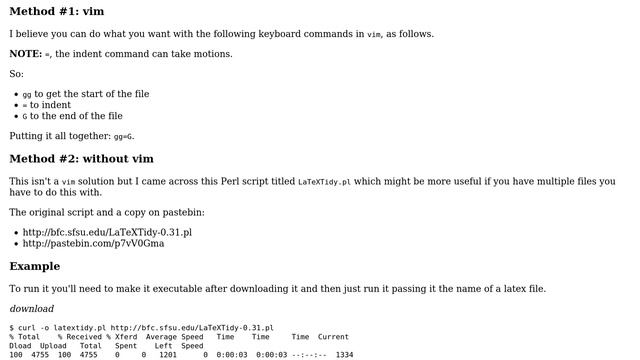 How to re-run vim auto-indentation on a tex file? (2 Solutions!!) смотреть онлайн