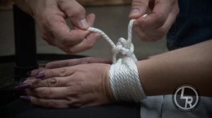 Rope Bondage: Hog Tie Escape Challenge - Part 2