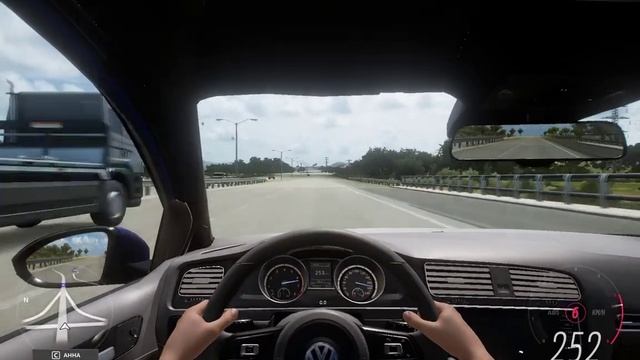 Forza Horizon 5 2014 Volkswagen Golf R, 262,2 км/ч? смотреть онлайн