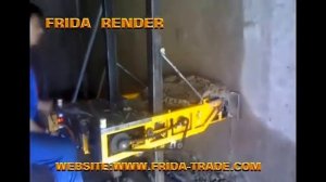 wall render machine, máquina automática de enlucido de pared