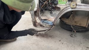 Полностью восстановите поврежденный старый грузовик Suzuki Super Carry Truck 1.0 MT 1980-х годов