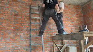 Монтаж дымохода для камина. Дымоход в кирпичной шахте. Правильный монтаж дымохода.Трубочист Alex