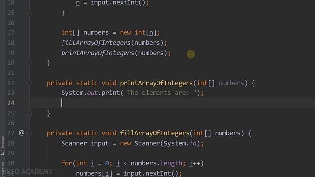 Arrays in Java (Exercise 1) смотреть онлайн