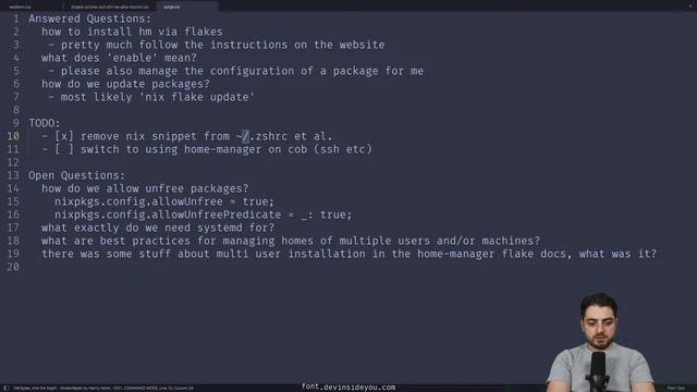 ? LIVE - Hopefully Finishing the Nix Home Manager Setup! смотреть онлайн