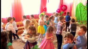 Весёлый общий танец (замедление-убыстрение) "Колесики!" на любой праздник в детском саду