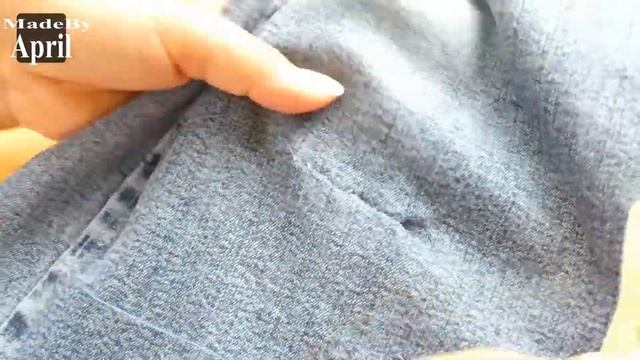 DIY How to Invisibly Fix a Hole in Jeans by Hand | How to Repair Ripped and Torn Jeans in Leg Area смотреть онлайн