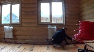 ТЁПЛЫЙ ВОДЯНОЙ ПОЛ СВОИМИ РУКАМИ сэкономил 100к на монтаж