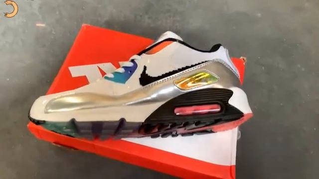 КРОССОВКИ NIKE AIR MAX 90 ЦВЕТ БЕЛЫЙ Артикул 22284