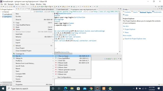 How to Deploy Java Web App in Eclipse Tomcat During Development смотреть онлайн