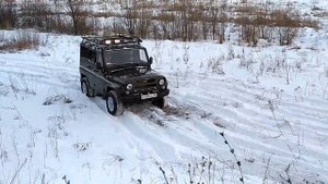 УАЗ Хантер и Шеви Нива. Зимние покатушки