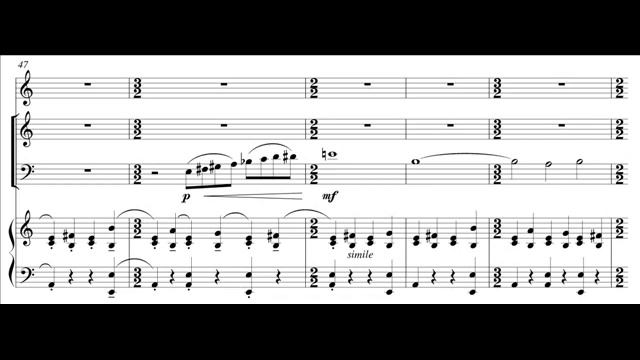 Sonata for Clarinet Violin Cello and PianoOp. 33 part 13