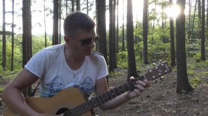 Серьга - Я вижу солнце (вечерний кавер на Еловом холме в Пуще Водице 04.07.2020)