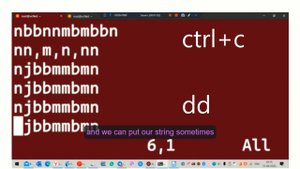 VIM копировать строку