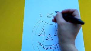 КАК НАРИСОВАТЬ ТЫКВУ НА ХЭЛЛОУИН/Поэтапно/How to DRAW a pumpkin for HALLOWEEN