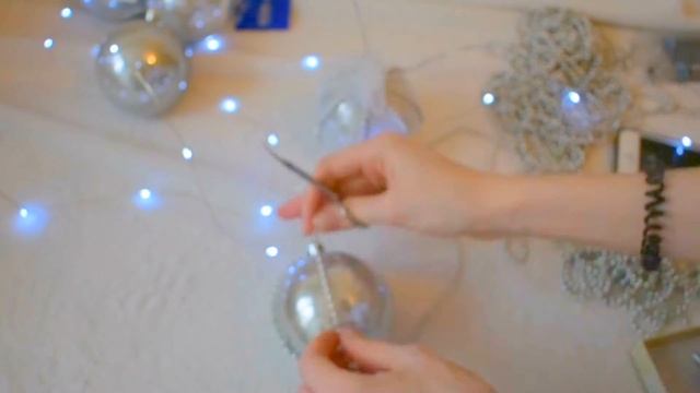 DIY/ декор новогодних шариков) смотреть онлайн