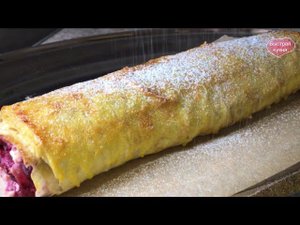 Как же это вкусно и безумно просто! Штрудель вишнёвый.