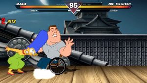 MARGE SIMPSON vs HOMER SIMPSON & JOE SWANSON - HIGH LEVEL INSANE EPIC FIGHT!
