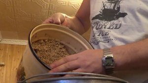 Кормим кур пророщенной пшеницей и тыквой